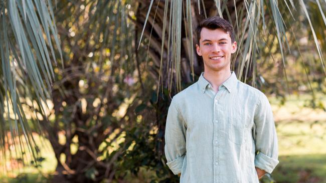 Cooper Riach was unveiled as the Greens’ candidate in Heathcote on Wednesday. Picture: Supplied