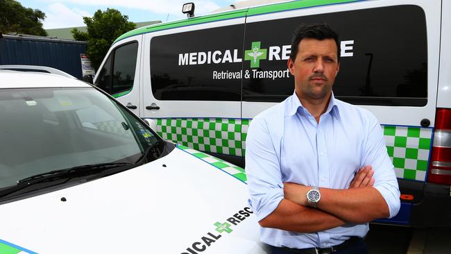 Medical Rescue is a group of volunteer doctors and nurses who offer specialised medical services and have their own air ambulance fleet, pictured is Dr Glenn McKay Pic by David Clark