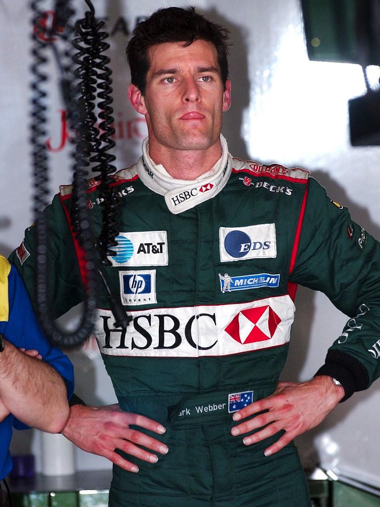 Aussie Mark Webber drove for Ford’s Jaguar team in their last Formula One venture, and stayed on after the team changed hands to Red Bull until his retirement in 2013. (AAP Image/Julian Smith)