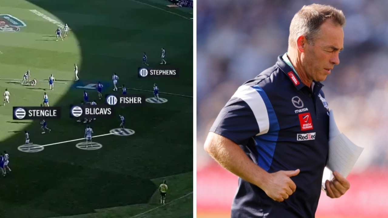 North Melbourne’s defensive lapses and costly turnovers in the back half have come under fire in key areas hurting Alastair Clarkson’s side.