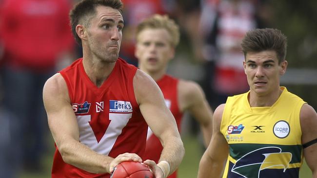 Brock Castree during his time at North Adelaide. Picture: AAP Image/Dean Martin)