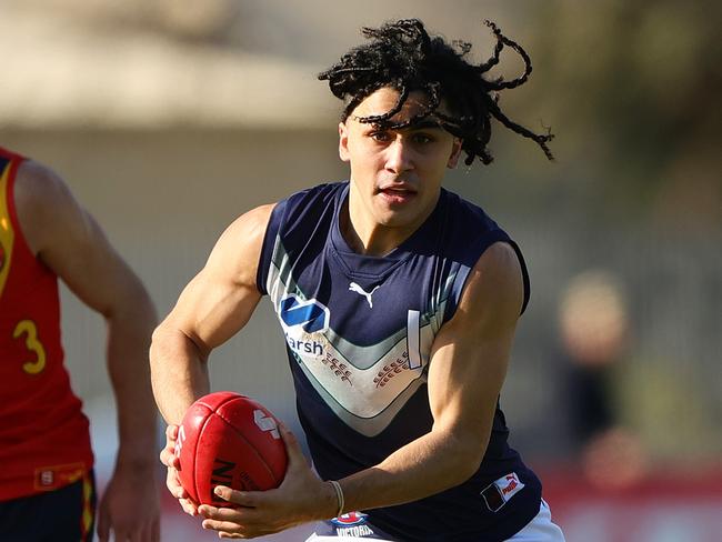 Essendon NGA prospect Isaac Kako wants to bring more energy to the AFL, much like the Hawthorn forwards did this year. Picture: Getty Images