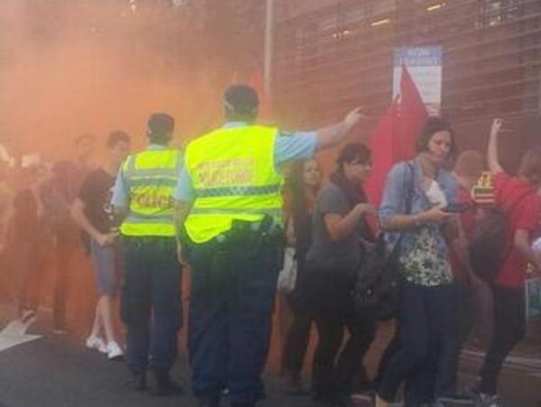 SYDNEY PROTEST, BROADWAY