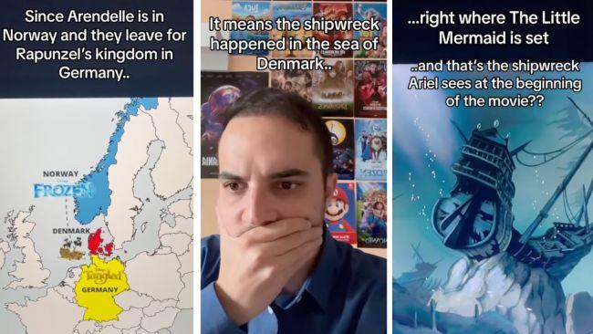 The Disney theory is blowing people's minds. Image: TikTok / @ellentvshow