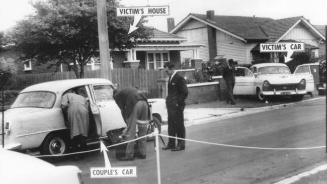 Vincenzo Muratore was gunned down outside his Hampton, Victoria home in 1962. Picture: Library