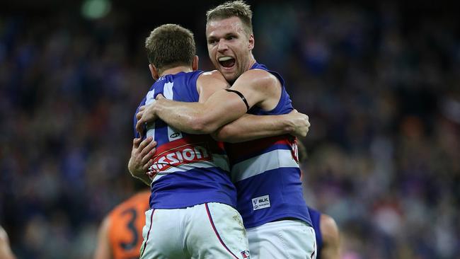 Jake Stringer could remain with the Western Bulldogs. Picture: Wayne Ludbey