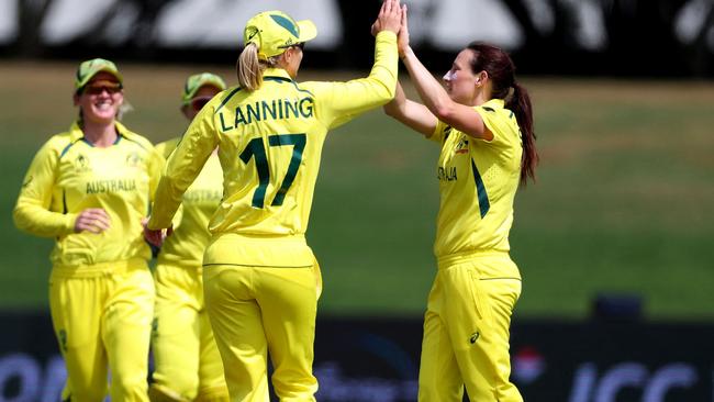 Australia easily took care of Pakistan at the World Cup in New Zealand (Photo by Marty MELVILLE / AFP)