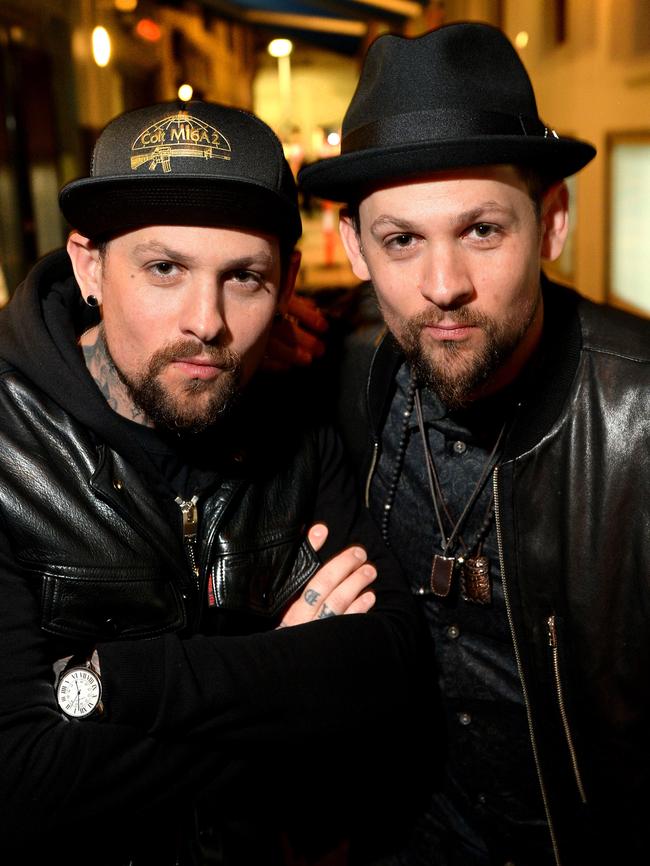 Benji and Joel Madden. Picture: Mike Keating.