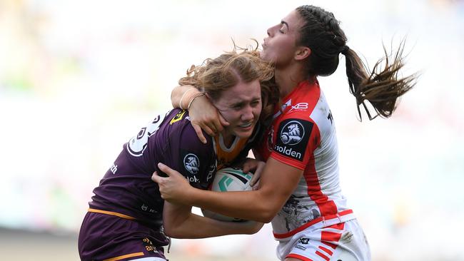 The women’s game needs time to get up to speed. Photo: AAP Image/Dan Himbrechts