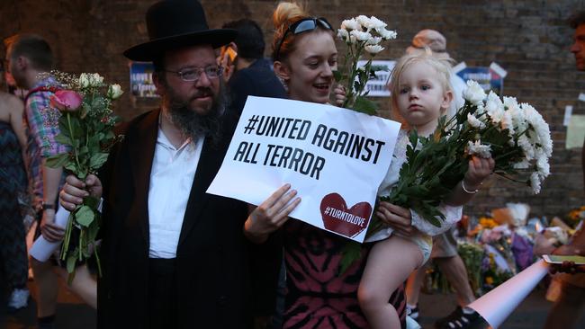 Islamophobic? People of all faiths and backgrounds united at the mosque. Picture: Isabel Infantes/AFP