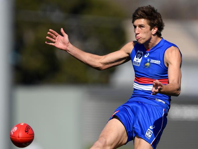 Former Western Bulldogs rookie Nathan Mullenger-McHugh has joined Box Hill. Picture: Andy Brownbill