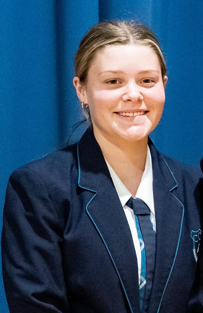 After she graduates, she wants to go to the University of Queensland, and study Veterinary science at the Toowoomba Campus. After completing her studies, she hopes to open her own Vet Clinic.