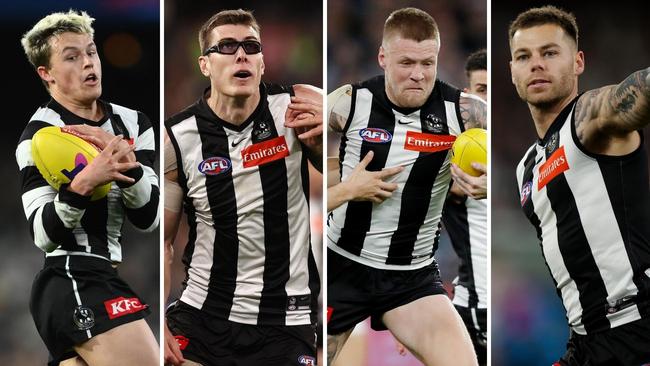 Artwork for the Magpies’ player ratings.