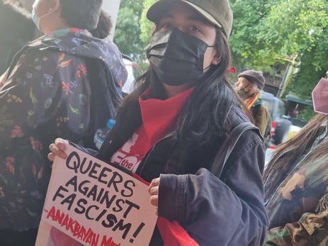 Supporters of the LGBTQIA+ event. Source: @AnakbayanMel