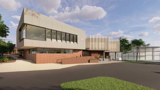 An artist impression of the education centre, part of St John's Grammar’s planned development at its Belair school. Source: Mitcham Council