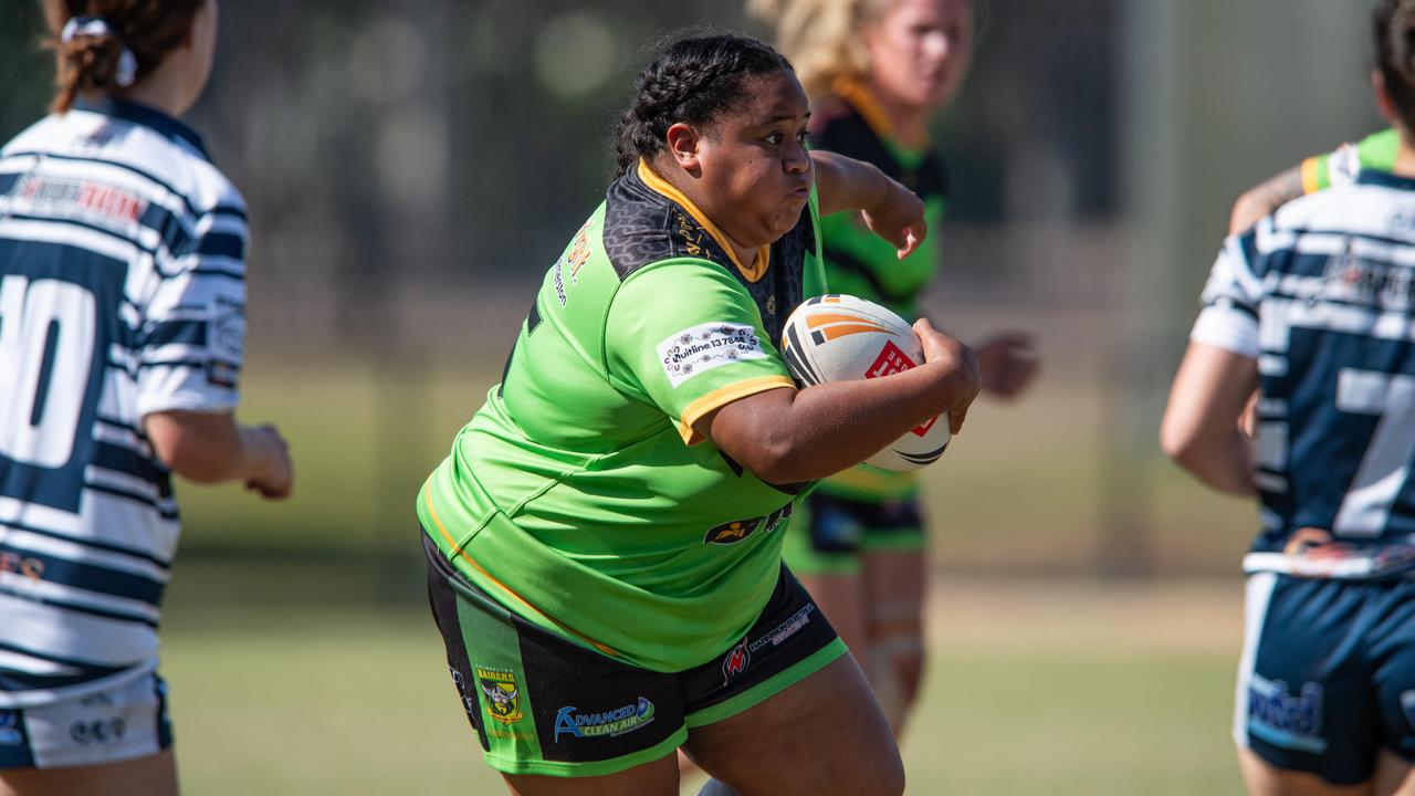 Palmerston Raiders take on the Darwin Brothers in the NRL NT semi final. Picture: Pema Tamang Pakhrin