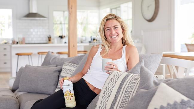 Professional surfer Nikki Van Dijk, who is vegan, is an ambassador for Bickford's new range of plant-based milks. Picture Supplied by Bickford's