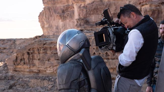 Australian cinematographer Greig Fraser on the set of Dune.