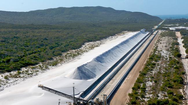 Cape Flattery sand mining operations. Picture: Ports North