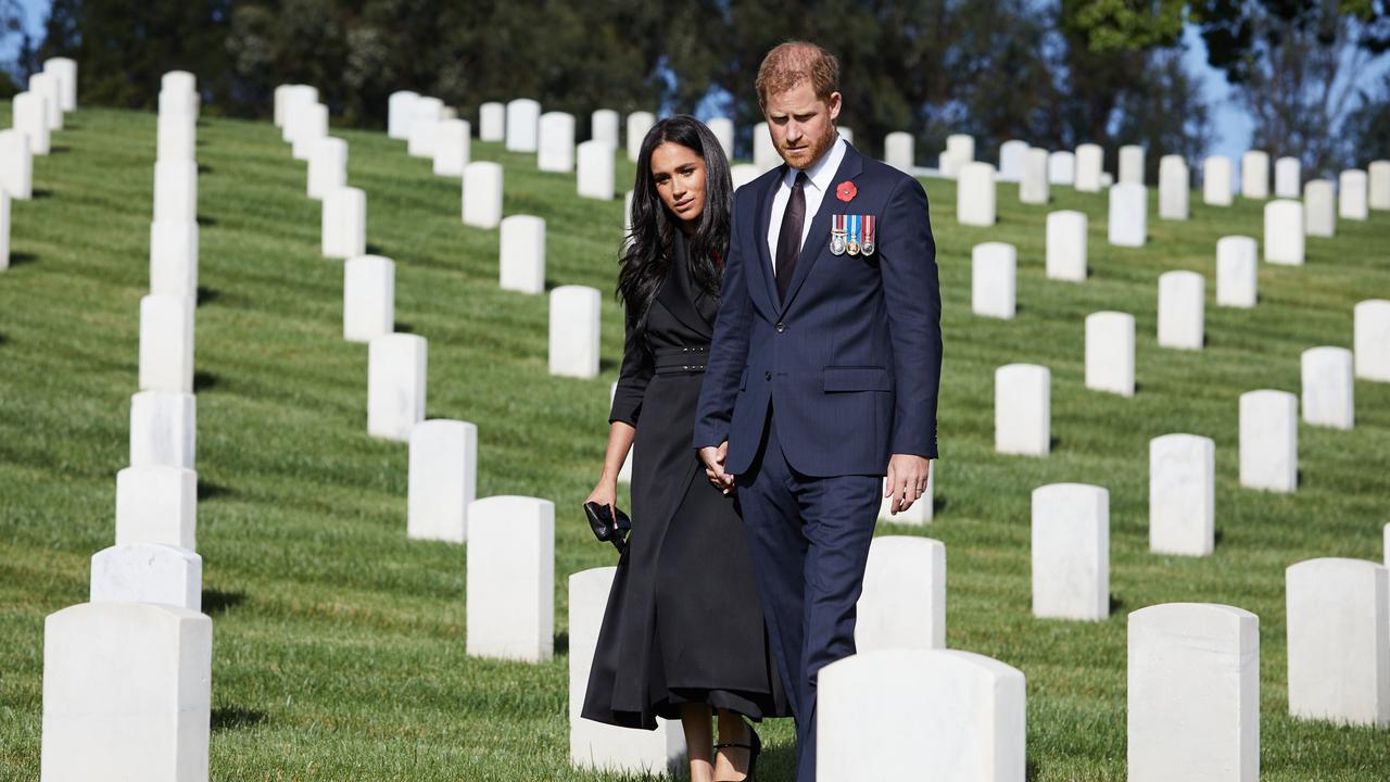 Meghan Markle are said to have had a difficult year moving from one mansion to another. Picture: Lee Morgan/Handout via Getty Images.