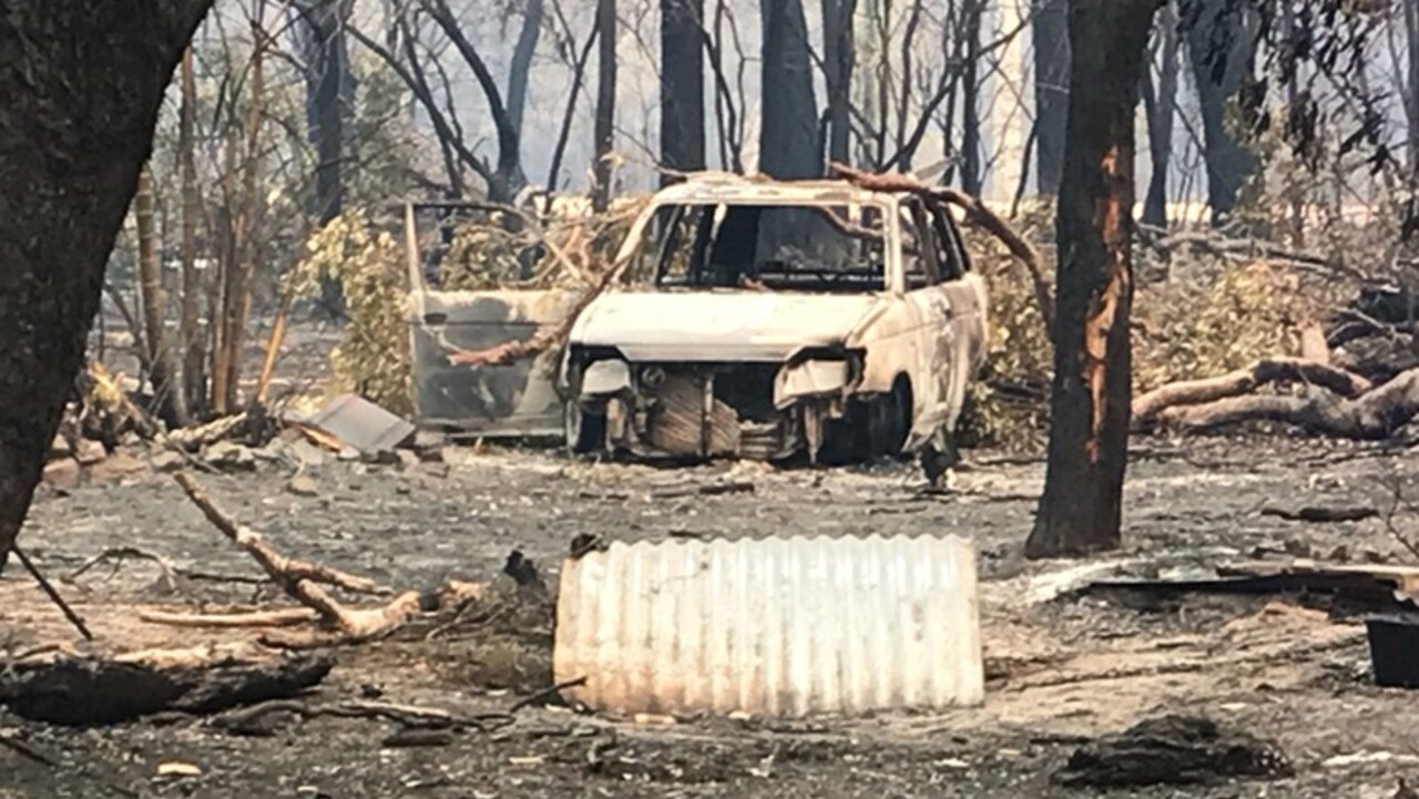 Bushfires at Deepwater have razed buildings and destroyed property.