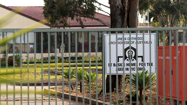 St Basil's Aged Care at Fawkner. Picture: Andrew Henshaw