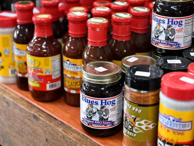 The shop sells a range of rubs, sauces and marinades. Picture: Penny Stephens