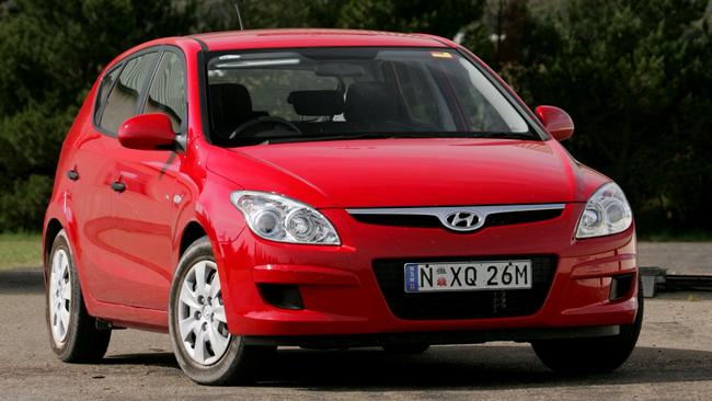 The Hyundai i30 has been a popular first car over the years. Picture: Matthew Vasilescu.