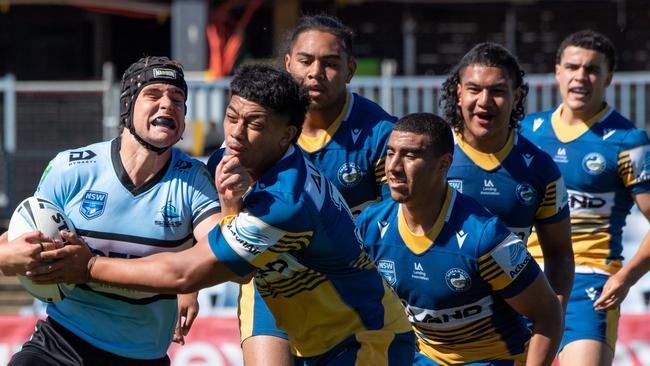 Parramatta sunk the Sharks by 20 points. Picture: Monique Harmer