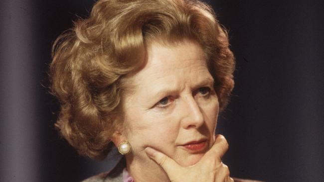 Former British PM Margaret Thatcher. Picture: Getty Images