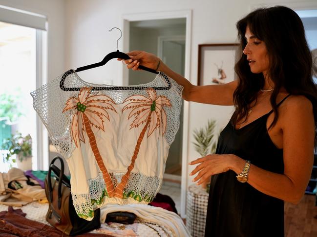 Chasing Unicorns top, a sustainable Byron Bay brand. Picture: Katrina Lezaic