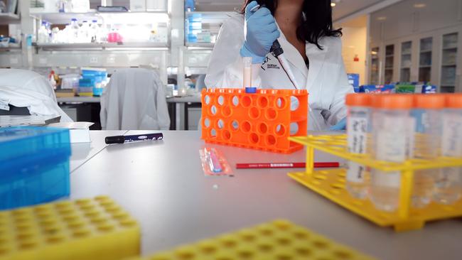 NETWORK - Dr Goli Samimi pictured in her Darlinghurst science lab where she is behind a new blood test detecting ovarian cancer.