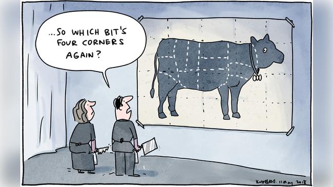 Jon Kudelka Letters cartoon for 11-05-2018. Version: Letters Cartoon  (1280x720 - Aspect ratio preserved, Canvas added)COPYRIGHT: The Australian's artists each have different copyright agreements in place regarding re-use of their work in other publications.Please seek advice from the artists themselves or the Managing Editor of The Australian regarding re-use.