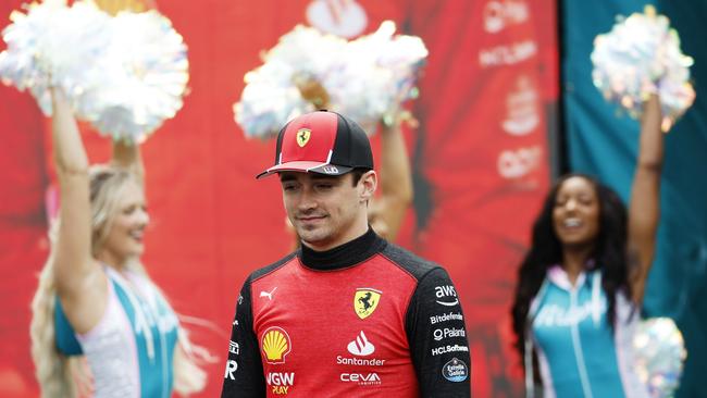 Charles Leclerc is under contract with Ferrari, but could be on the move to Mercedes. Picture: Getty