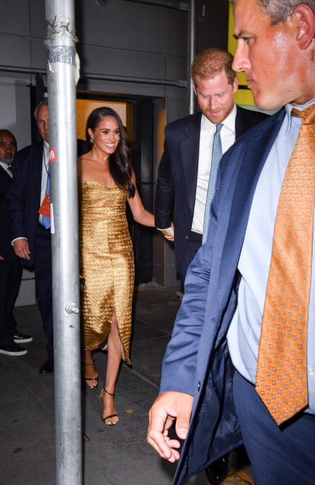 A spokesperson for Meghan Markle and Prince Harry claimed they were chased through New York City and almost were involved in "multiple collisions". Picture: James Devaney/GC Images