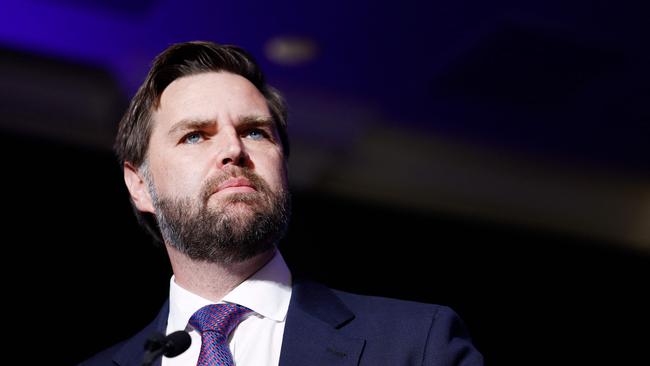 Former President Donald Trump compared J.D. Vance with “a young Abraham Lincoln.” Picture: Anna Moneymaker/Getty Images/AFP