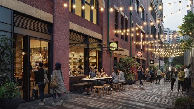 Toga and AsheMorgan’s vision of their new Oxford and Foley development includes a shared laneway developed with prominent public art alongside cafes, bars and boutique stores.