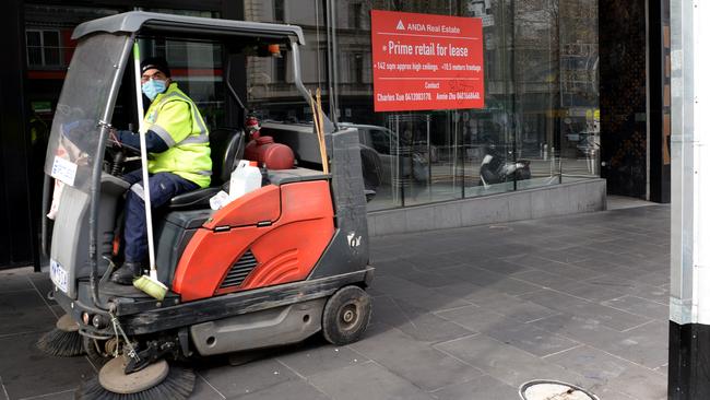 New state government guidelines are restricting services local councils can fund via waste service levies. Street sweeping is on the hit list. Picture: Andrew Henshaw