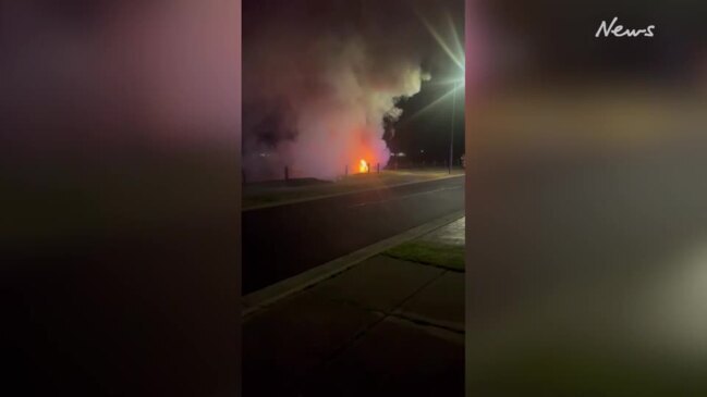 Getaway car set on fire in Narre Warren