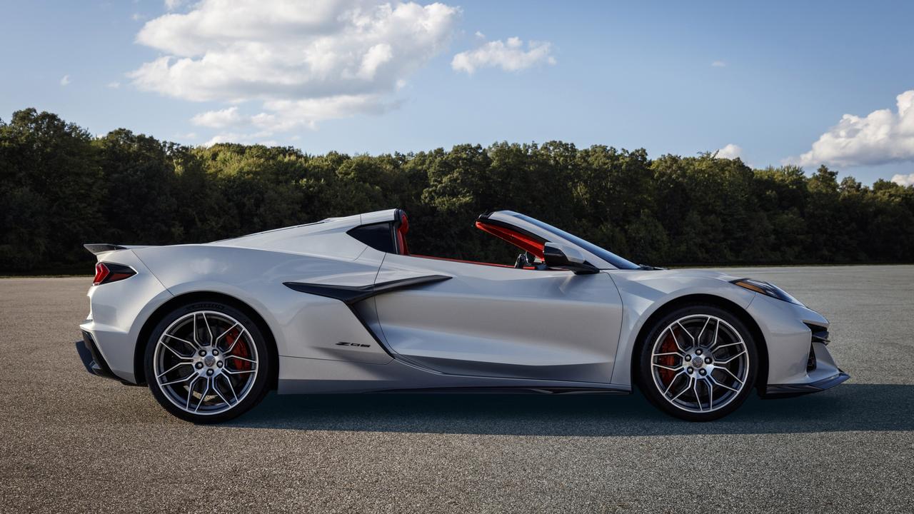 The Z06 is available as a coupe or convertible.