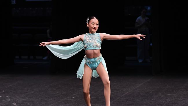 Age 13 to 18 Tap-Slow or Waltz Solo. Rin Miyamoto. Picture: Shae Beplate.