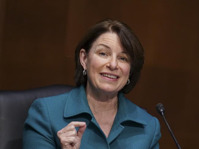 Senator Amy Klobuchar, Picture: AFP