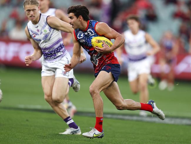 And in action for the Demons in 2022. Picture: Michael Klein