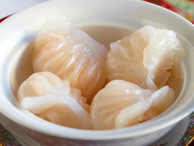 Prawn dumplings is filled with a tasty prawn mixture encased in a translucent skin. Picture: Iron Chef