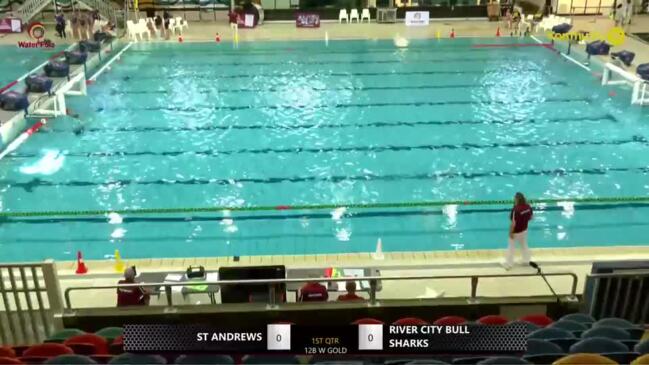 Replay: St Andrews v River City Bull Sharks (12&U boys white gold medal) -  Water Polo Queensland State Titles 16&U, 12&U