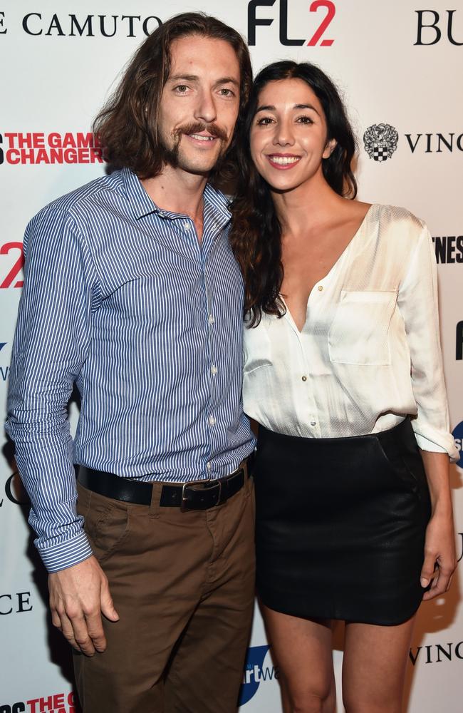 Isaac Caldiero with his girlfriend Laura Kisana. Picture: Alberto E. Rodriguez/Getty Images