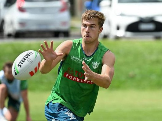 Former Parramatta youngster Ethan Sanders has made a big impression in Canberra. Picture: Raiders Instagram