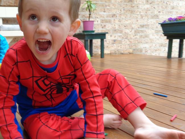 William Tyrrell in his iconic Spider-Man suit, which his real grandmother has revealed why she dislikes seeing he beloved grandson pictured in it.