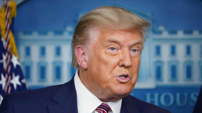 Why are social media suddenly censoring Donald Trump when they’ve ignored his previous posts? Picture: Mandel Ngan/AFP