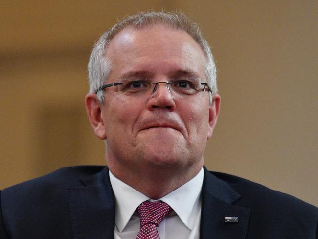 Prime Minister Scott Morrison at Old Parliament House in Canberra. Picture: AAP